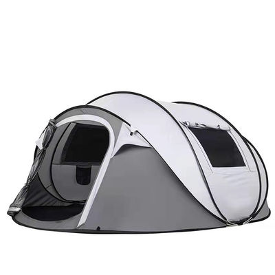 L'instant ouvert facile aéré de personne de la tente 5-8 de plage du polyester 190T a installé des tentes pour le camping