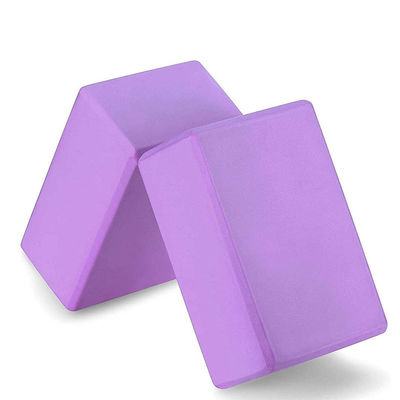 EVA Foam à haute densité couleur multi de bloc de yoga de 2 paquets doucement non glisser la surface