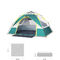 Tentes de camping portatives instantanées de famille de 2 ou 3 personnes pour la randonnée