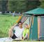 Le camping instantané rapide automatique sautent la personne de la famille 3-4 de sport en plein air de tente