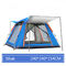 Bruit portatif d'instant vers le haut de la tente campante protégeant du vent imperméable 3 - personne 4