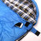 Coton creux mou campant extérieur de polyester du sac de couchage d'enveloppe résistante de flaque 170T
