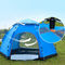 Du polyester 170T de camping de bruit tente de camping légère de pliage de fibre de verre de tente