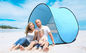 La tente de protection solaire de plage d'UPF 50+ facile sautent la personne 1-2 protégeant du vent