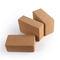 Glissez non la brique en bois Cork Blocks à haute densité de yoga d'Eco 2 paquets