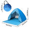 La tente légère UPF 50+ de protection solaire de plage automatique sautent pour 2 ou 3 personnes